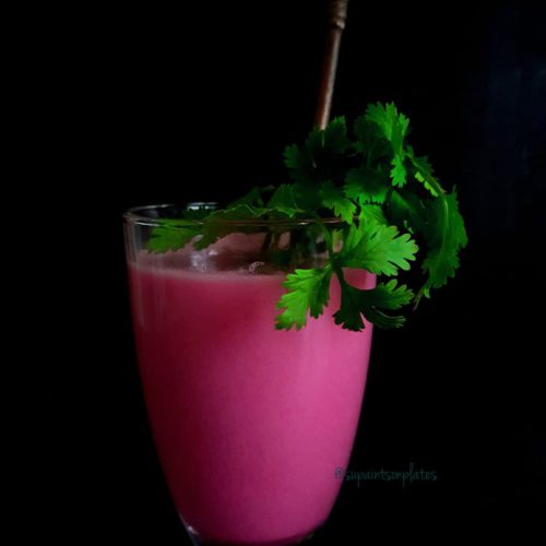 Gulabi Lassi/ Beetroot Lassi