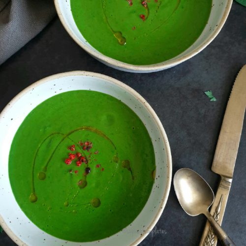 SPINACH & POTATO SOUP: