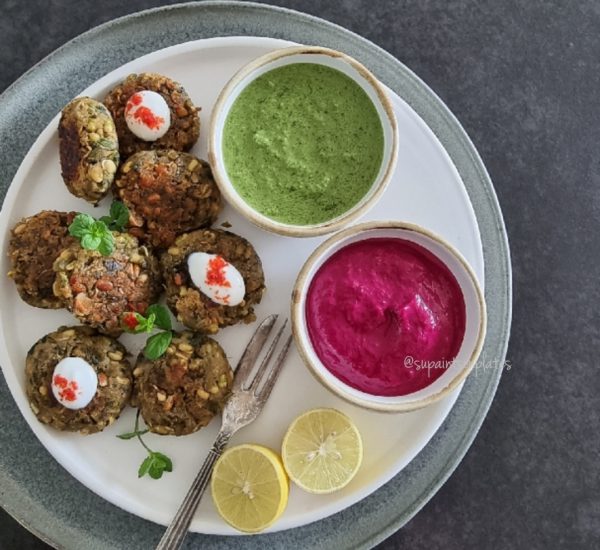 SWEET POTATO & SPROUT KEBAB