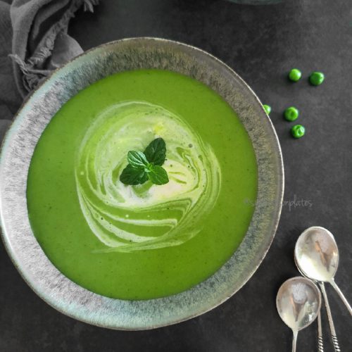 VEGAN GREEN PEA SOUP
